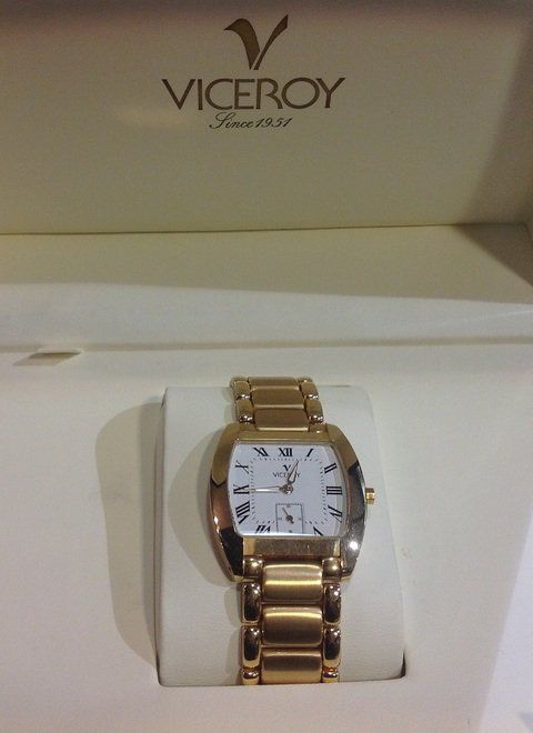 Oro 18k Viceroy Oro RELOJ VICEROY DE ORO 18K, MAQUINARIA SUIZA